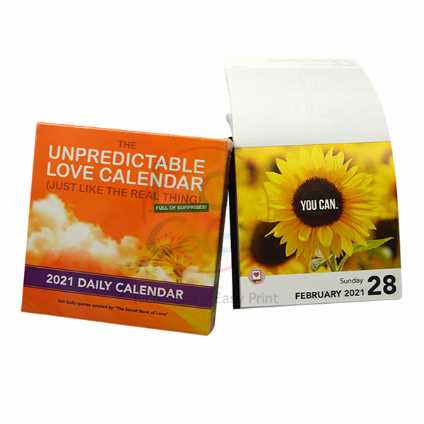 Enhancing Organization and Productivity with the 365 Days Page A Day Calendar Printing