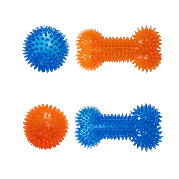 The TPR Spiky Bone Ball with Squeaker – A Toy That Does It All